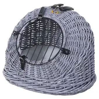 Netto Marken-Discount PawHut Katzenhaus Weidenrute, Plüsch, PP-Baumwolle, Metall Angebot