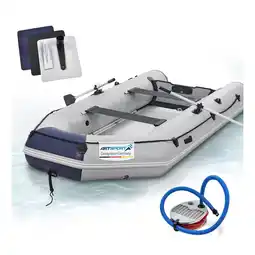Netto Marken-Discount ArtSport Schlauchboot 3,80 m mit 2 Sitzbänke, Aluboden, Paddel, Pumpe, Tasche & Reparaturset Angebot