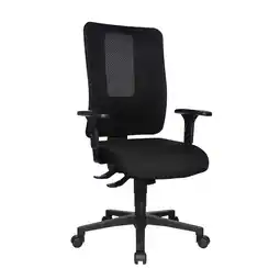 Netto Marken-Discount Topstar Profi Bürostuhl HJH WORK PRO Stoff mit Armlehnen (höhenverstellbar) Angebot