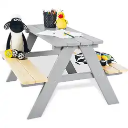 Netto Marken-Discount Pinolino Kindersitzgarnitur 'Nicki für 4', versch. Farben (Grau) Angebot
