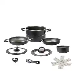 Netto Marken-Discount BRUNNER Alu Koch Set Pirate Ø22 Camping Outdoor Koch Geschirr Küche Topf Pfanne Angebot