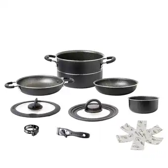Netto Marken-Discount BRUNNER Alu Koch Set Pirate Ø24 Camping Outdoor Koch Geschirr Küche Topf Pfanne Angebot