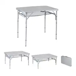 Netto Marken-Discount BO-CAMP Alu Campingtisch Premium Klapptisch Koffertisch Falttisch Garten 4 Höhen Angebot