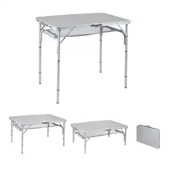 Netto Marken-Discount BO-CAMP Alu Campingtisch Premium Klapptisch Koffertisch Falttisch Garten 4 Höhen Angebot