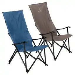 Netto Marken-Discount GRAND CANYON El Tovar Hochlehner Camping Falt Stuhl Outdoor Armlehne Alu 100 kg Farbe: Falcon Angebot