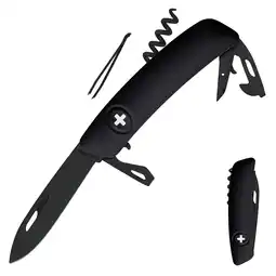 Netto Marken-Discount SWIZA Schweizer Messer D03 AllBlack - Taschenmesser Klappmesser 11 Funktionen Angebot