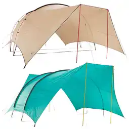 Netto Marken-Discount GRAND CANYON Pavillon Tarp Tahuta Shelter 5 Sonnensegel Camping Bus Vorzelt 6x5m Farbe: Blue Grass Angebot