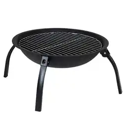 Netto Marken-Discount BO-CAMP URBAN OUTDOOR Feuerschale 55 cm Feuerkorb Feuerstelle mit Grillrost Angebot