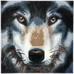 Netto Marken-Discount Crystal Art Wolf 30x30 cm Angebot