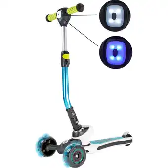 Netto Marken-Discount Best Sporting 3-Rad Kinder Scooter Space mit LED Lampe + LED Rädern, türkis-weiß Angebot
