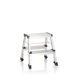 Netto Marken-Discount hjh OFFICE Klappleiter SOLID VI Aluminium Angebot