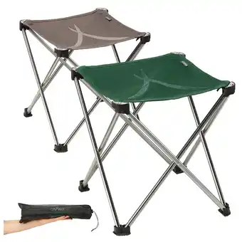 Netto Marken-Discount GRAND CANYON Sinyala Mini Klapphocker Falt Hocker Camping Alu 500g Leicht 100 kg Farbe: Eden Angebot