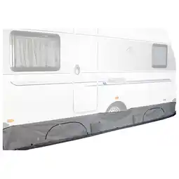 Netto Marken-Discount BO-CAMP Bodenschürze Wohnwagenschürze Hänge Schrank Rad Sonnen Schutz Camping Angebot