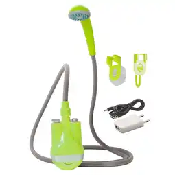 Netto Marken-Discount BRUNNER Outdoor Camping Dusche Akku Brause 4L Tauchpumpe 180 cm Schlauch 12V USB Angebot