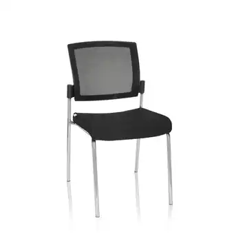 Netto Marken-Discount hjh OFFICE Vierfußstuhl K9 V Stoff/Netzstoff Angebot
