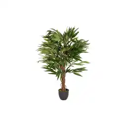Netto Marken-Discount hjh OFFICE Kunstpflanze MANGO Kunststoff, Stoff Angebot