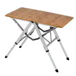 Netto Marken-Discount BO-CAMP Camping Gartentisch Klapptisch Falttisch Klappbar verstellbar Alu Bambus Angebot