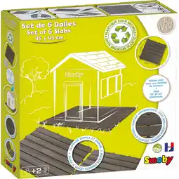 Netto Marken-Discount Smoby Gartenspielgerät Bodenplatten-Set mit Klicksystem Angebot