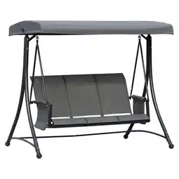 Netto Marken-Discount Outsunny Hollywoodschaukel Metall, Polyester Angebot