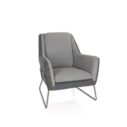 Netto Marken-Discount hjh OFFICE Polstersessel LAGUN Stoff mit Armlehnen Angebot