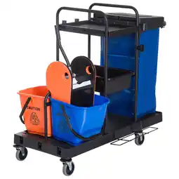 Netto Marken-Discount HOMCOM Reinigungswagen Metall, PP, Kunststoffgewebe Angebot