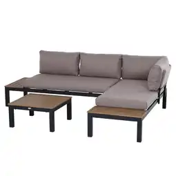Netto Marken-Discount Outsunny Gartenmöbel-Set Aluminium, Polyester, Schaumstoff Angebot