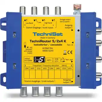 Netto Marken-Discount TechniSat Multischalter TECHNIROUTER 5/2X4 G-R Angebot
