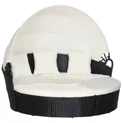 Netto Marken-Discount Outsunny Gartenmöbel-Set PE-Rattan, Metall, Polyester(100% Polyester), Schaumstoff Angebot