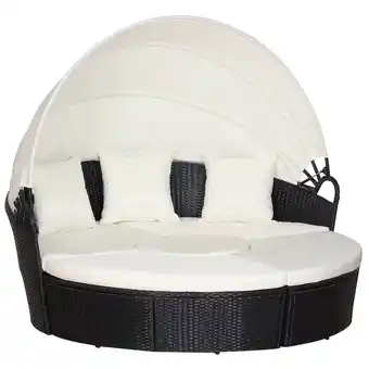 Netto Marken-Discount Outsunny Gartenmöbel-Set PE-Rattan, Metall, Polyester(100% Polyester), Schaumstoff Angebot