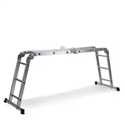 Netto Marken-Discount hjh OFFICE Klappleiter SOLID W3 Aluminium Angebot