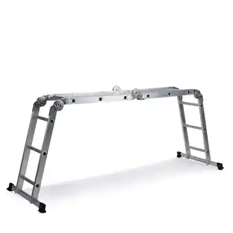 Netto Marken-Discount hjh OFFICE Klappleiter SOLID W3 Aluminium Angebot