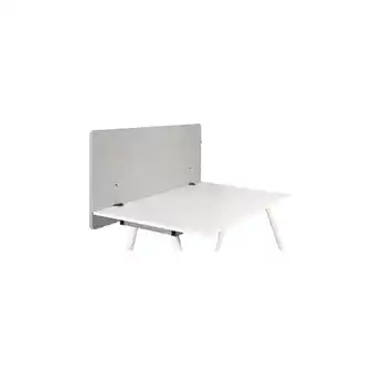 Netto Marken-Discount hjh OFFICE Tischtrennwand FLEXMIUT D 120 Kunststoff, Stoff Angebot