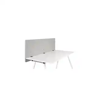 Netto Marken-Discount hjh OFFICE Tischtrennwand FLEXMIUT D 160 Kunststoff, Stoff Angebot