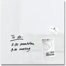 Netto Marken-Discount Sigel Glas Magnetboard Artverum GL111 superweiß Magnettafel Memo Board Angebot
