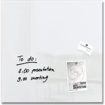 Netto Marken-Discount Sigel Glas Magnetboard Artverum GL111 superweiß Magnettafel Memo Board Angebot
