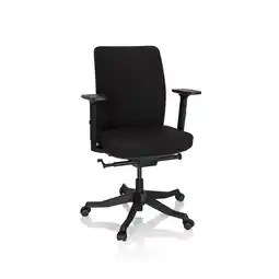 Netto Marken-Discount hjh OFFICE Profi Bürostuhl SENATOR Stoff mit Armlehnen (höhenverstellbar) Angebot