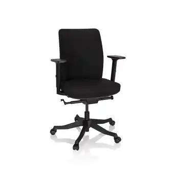 Netto Marken-Discount hjh OFFICE Profi Bürostuhl SENATOR Stoff mit Armlehnen (höhenverstellbar) Angebot
