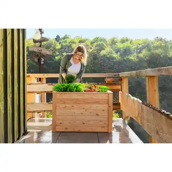 Netto Marken-Discount Westmann Hochbeet Lärche 100, 100x65x66 cm Angebot