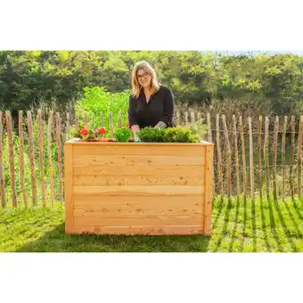 Netto Marken-Discount Westmann Hochbeet Lärche 130, 130x65x84 cm Angebot