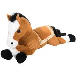 Netto Marken-Discount Heunec Pferd XXL liegend in braun 110cm Angebot