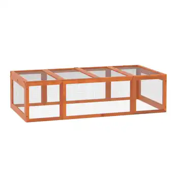 Netto Marken-Discount PawHut Kleintierstall Tannenholz, Metalldraht Angebot