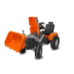 Netto Marken-Discount Trettraktor mit Frontlader Power Drag orange Angebot