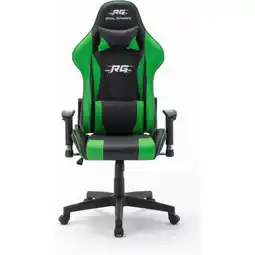 Netto Marken-Discount Gaming Computerstuhl Real Gamers Pro schwarz grün Drehstuhl Gamer Büro Stuhl Angebot