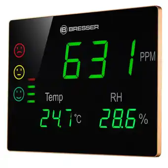 Netto Marken-Discount BRESSER CO2-Messgerät Smile XXL mit CO2-Ampel und extragroßem LED-Display Angebot