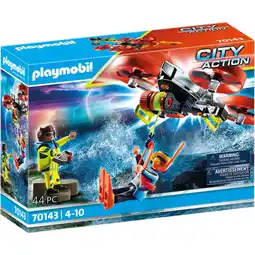 Netto Marken-Discount PLAYMOBIL Konstruktionsspielzeug City Action Seenot: Taucher-Bergung mit Rettungsdrohne Angebot
