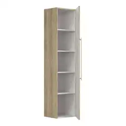 Netto Marken-Discount Posseik Hochschrank Homeline 150 eiche hell Angebot