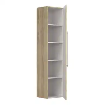 Netto Marken-Discount Posseik Hochschrank Homeline 150 eiche hell Angebot