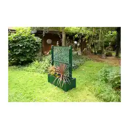 Netto Marken-Discount Pflanzkasten groß 100 cm mit Zentralspalier, grün Angebot