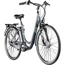 Netto Marken-Discount Zündapp Green 3.7 E Bike Damenfahrrad 28 Zoll mit Nabenschaltung 7 Gang anthrazit Angebot