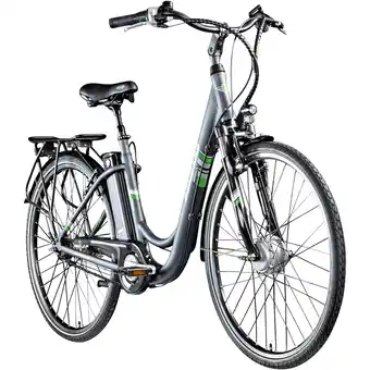 Netto Marken-Discount Zündapp Green 3.7 E Bike Damenfahrrad 28 Zoll mit Nabenschaltung 7 Gang anthrazit Angebot